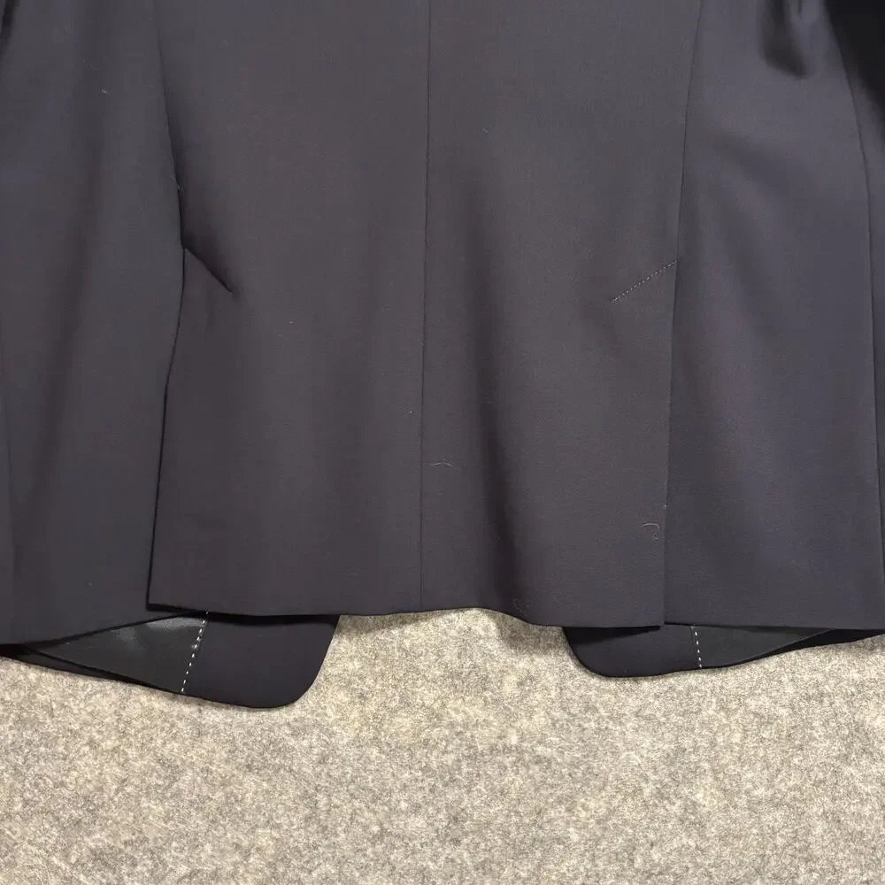 Windsor Blazer Mens Size 40 Navy Reda Flexo Wool Sport Coat Two Button Jacket